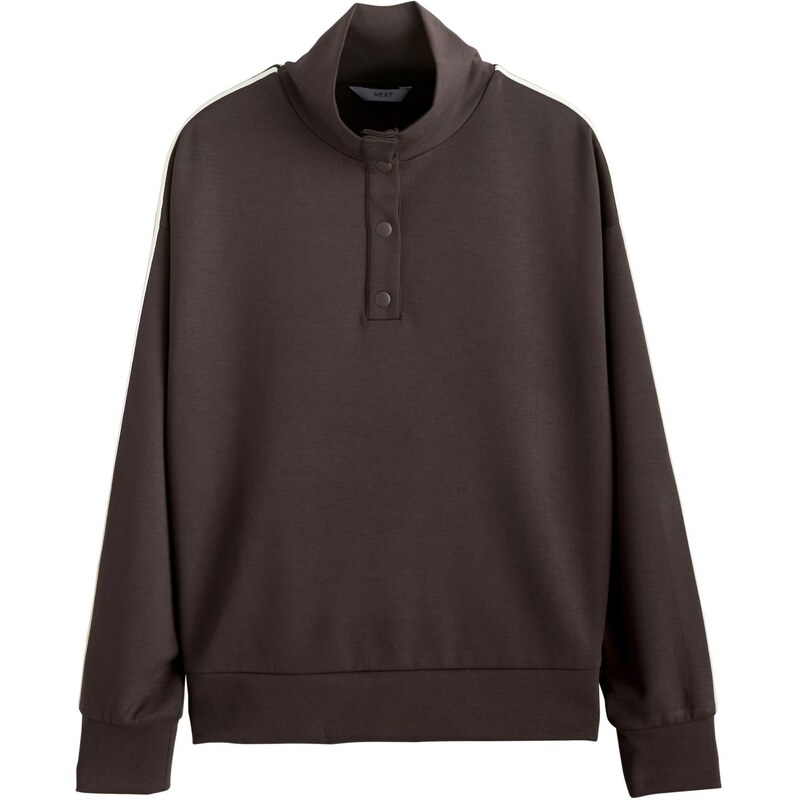 Next Mikina čokoládová / biela 67449346