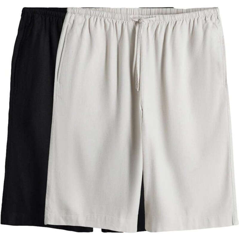 The Set Nohavice svetlobéžová / čierna 67449343