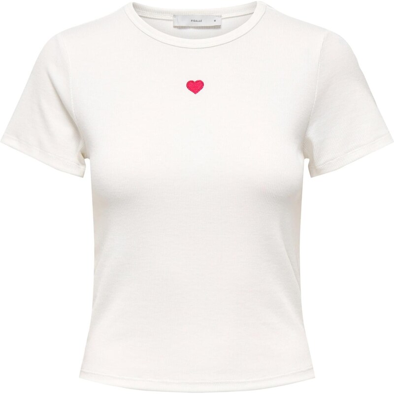 ONLY Tričko ONLELVA JUNE červená / biela 67449385