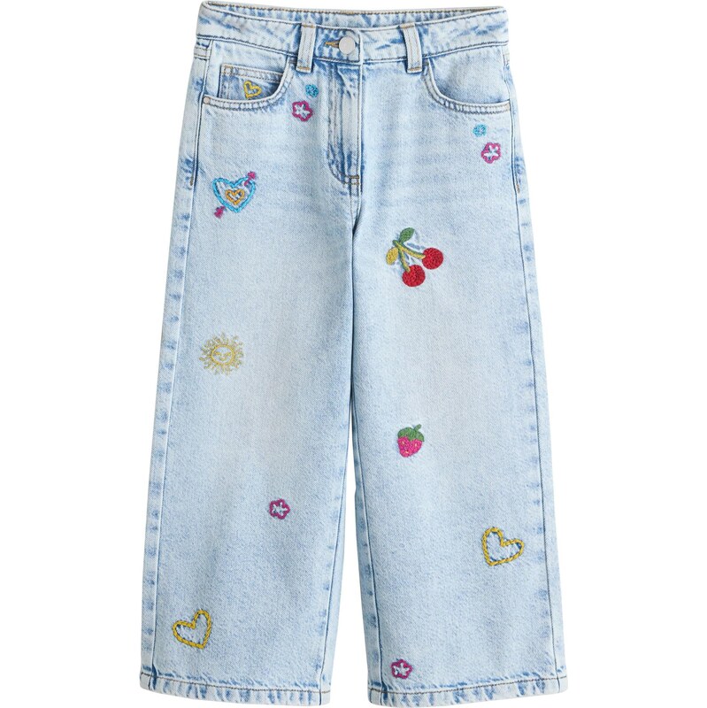 Next Džínsy modrá denim / žltá / červená 67449408