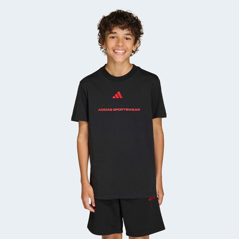 ADIDAS SPORTSWEAR Funkčné tričko červená / čierna 67449419