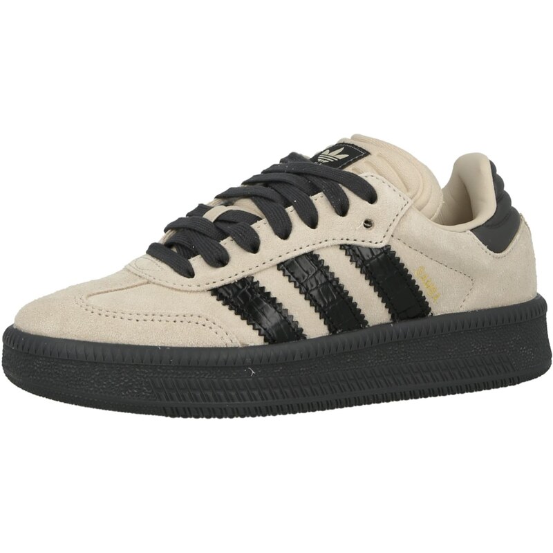 ADIDAS ORIGINALS Tenisky SAMBA XLG tmavobéžová / čierna 67449420
