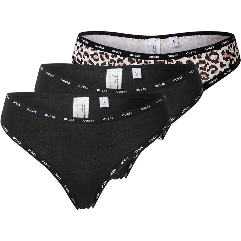 GUESS Nohavičky ružová / čierna / biela 67449422