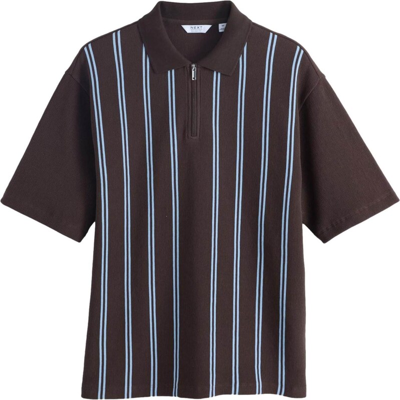 Next Tričko modrá / čokoládová 67449490