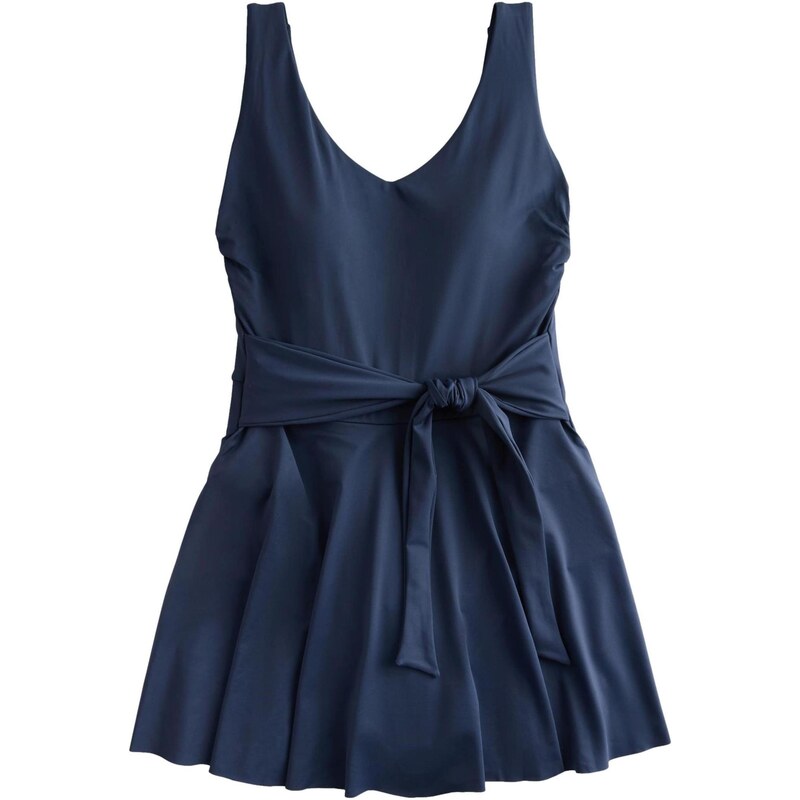 Next Jednodielne plavky námornícka modrá 67449483