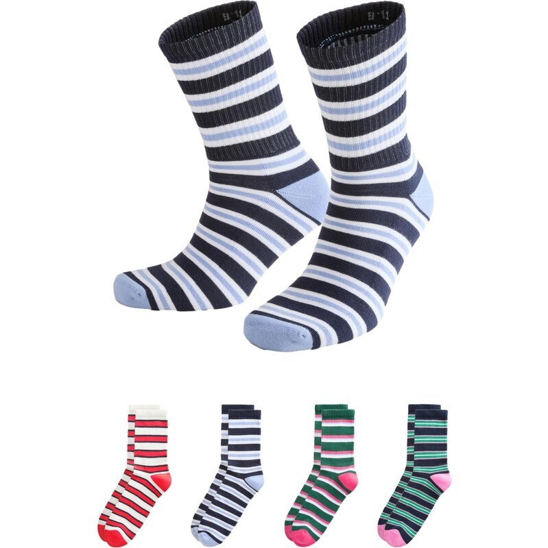 Next Ponožky tmavomodrá / zelená / ružová / červená 67449492