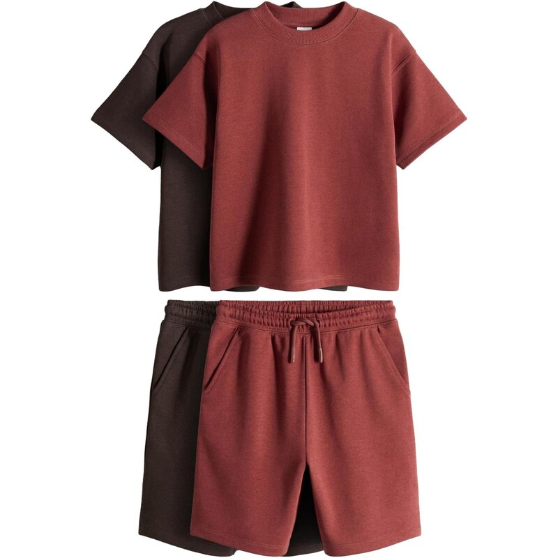 The Set Set hrdzavo červená / čierna 67449524