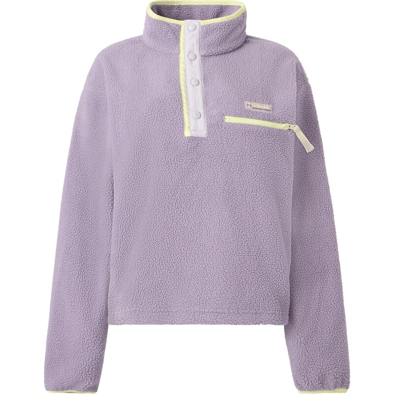 COLUMBIA Športový sveter Helvetia II svetlozelená / orgovánová 67449545