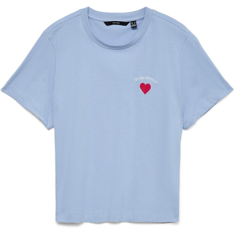 VERO MODA Tričko levanduľová / červená 67449553