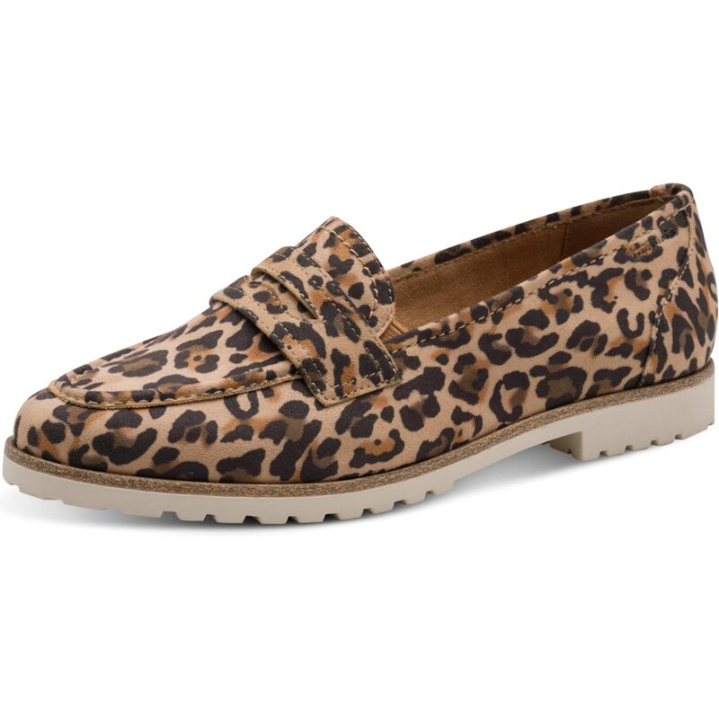 Tamaris Papuče čokoládová / pueblo / brokátová / čierna 67449588