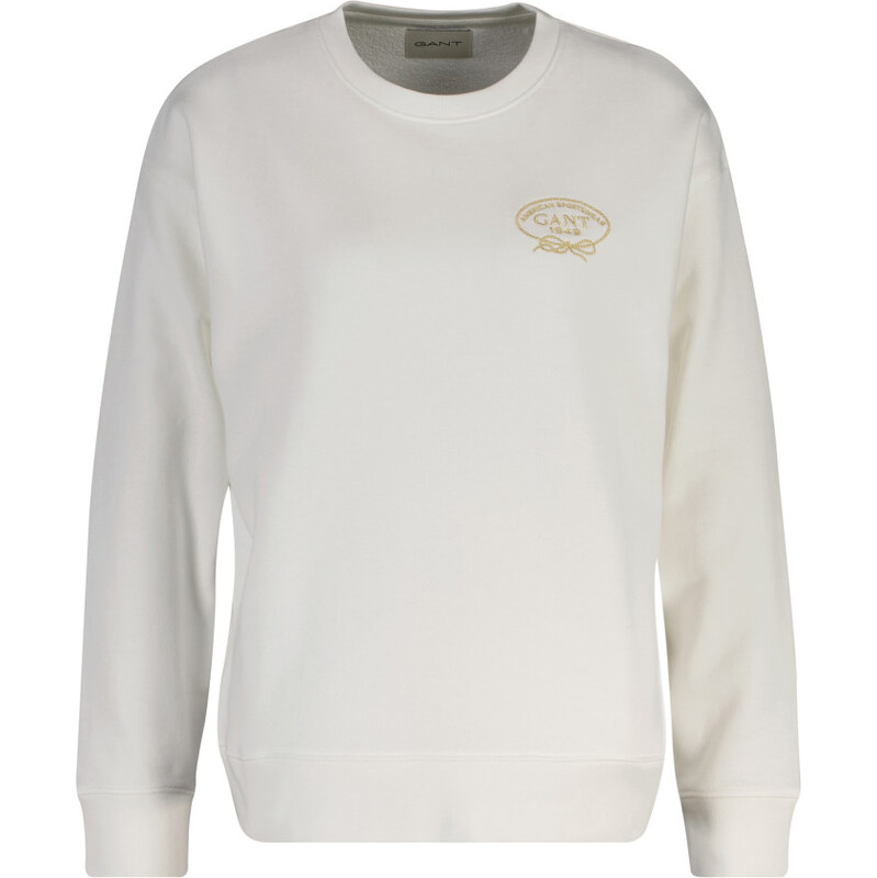 MIKINA GANT ROPE GRAPHIC C-NECK SWEAT EGGSHELL 67446779