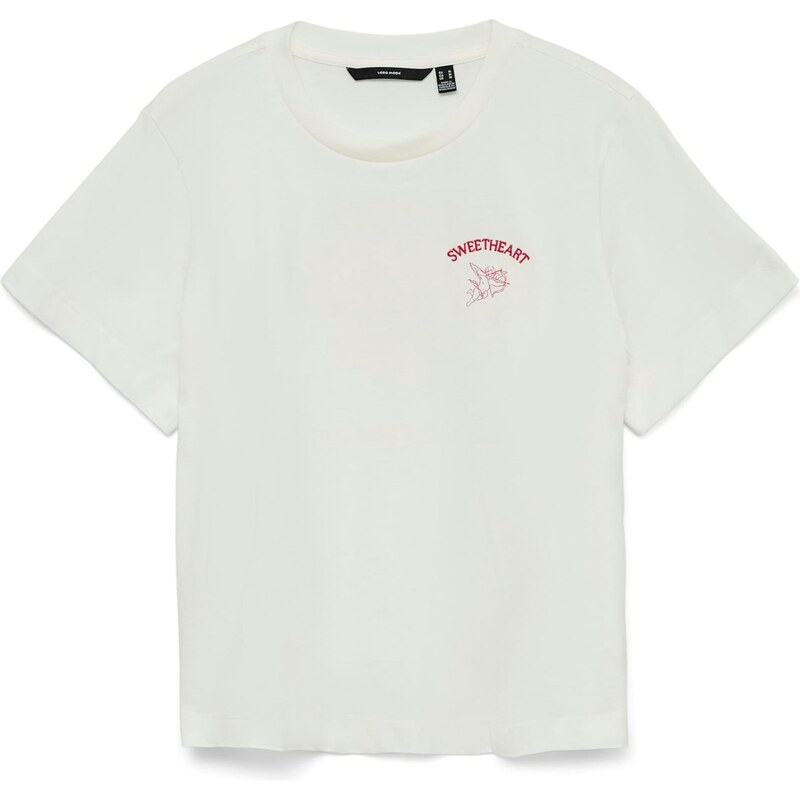 VERO MODA Tričko marhuľová / malinová / biela 67449687