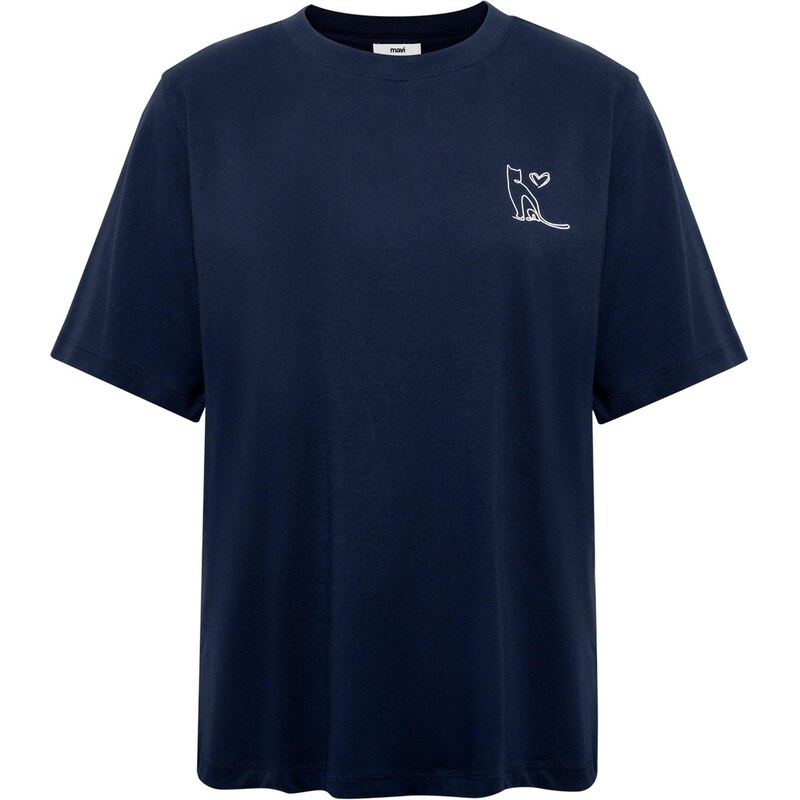 Mavi Tričko námornícka modrá / biela 67449704