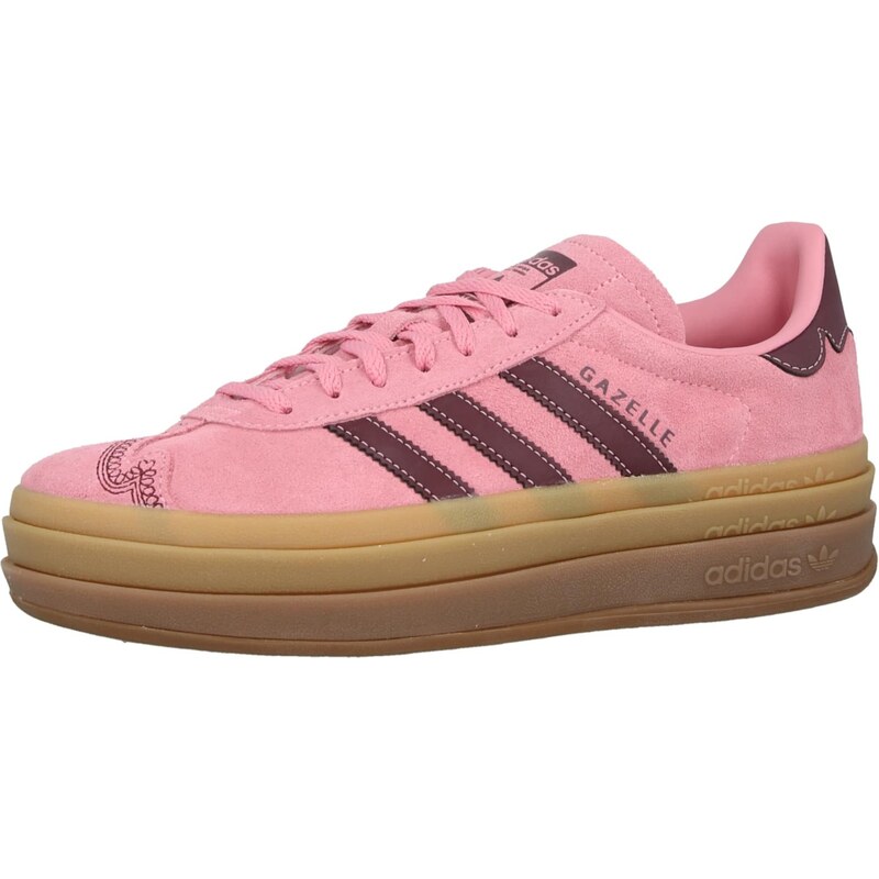 ADIDAS ORIGINALS Nízke tenisky GAZELLE tmavofialová / ružová 67449844