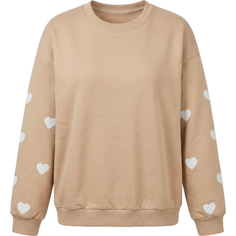 studioselect Mikina Clara béžová / biela 67449939