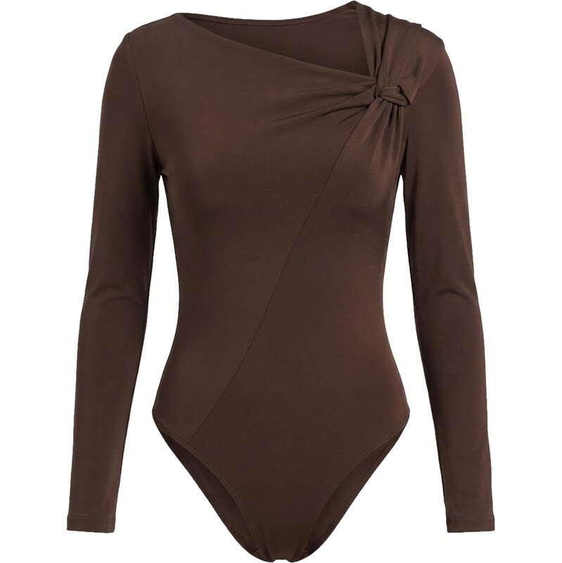 studioselect Košeľové body Elena tmavohnedá 67449951