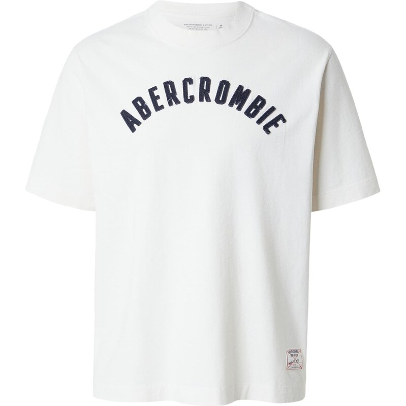 Abercrombie & Fitch Tričko námornícka modrá / biela 67449979