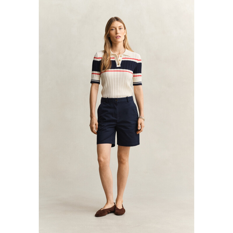 ŠORTKY GANT CHINO SHORTS EVENING BLUE 67446772