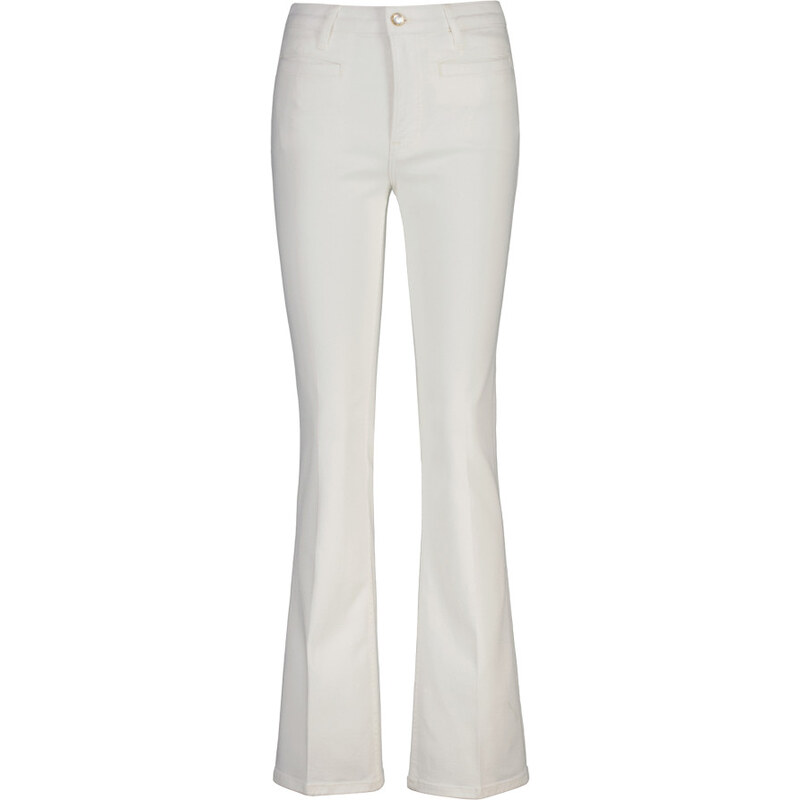 DŽÍNSY GANT SLIM FLARE MONOGRAM JEANS EGGSHELL 67446777