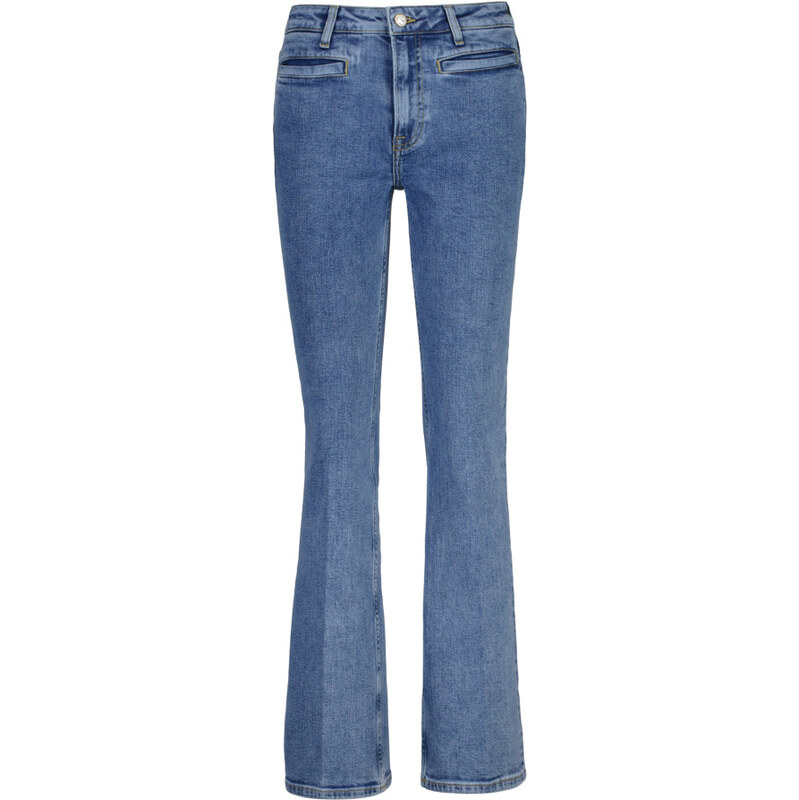 DŽÍNSY GANT SLIM FLARE MONOGRAM JEANS SEMI LIGHT BLUE WORN IN 67446774