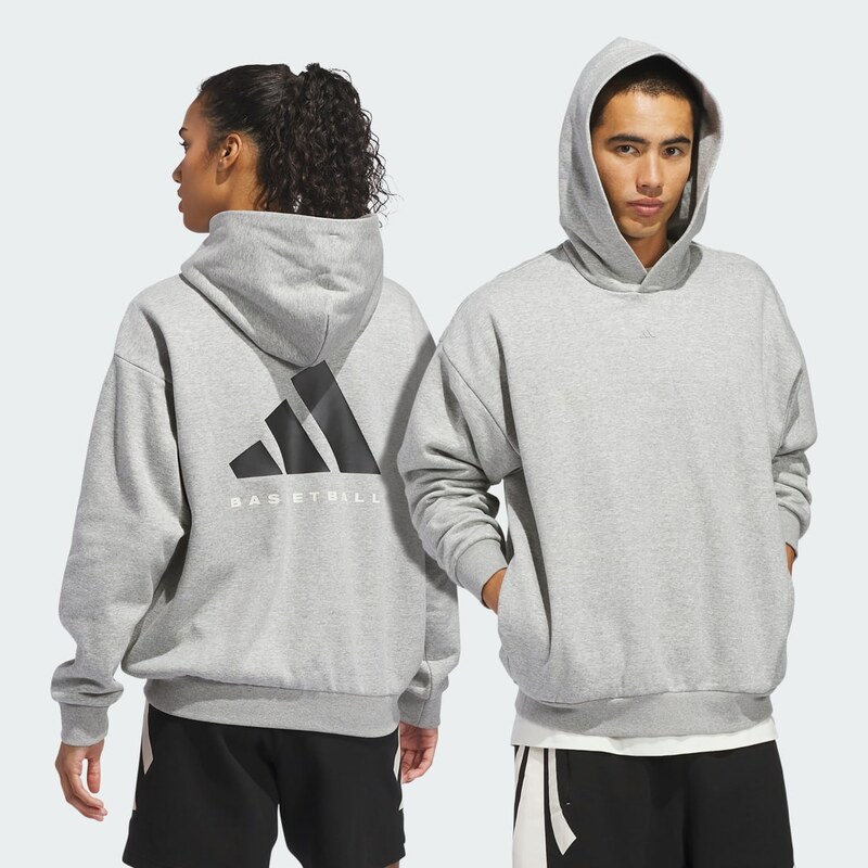 Mikina s kapucňou adidas Basketball Fleece (rodovo neutrálna) 67454504
