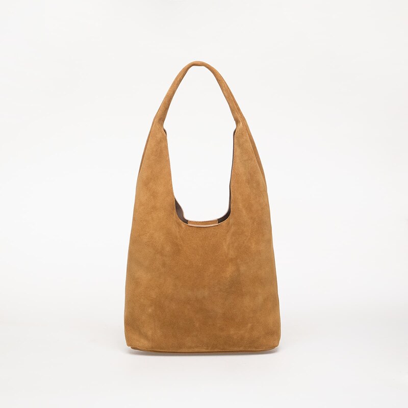 Taška Calvin Klein Slouchy Suede Leather Brown Universal 67452047