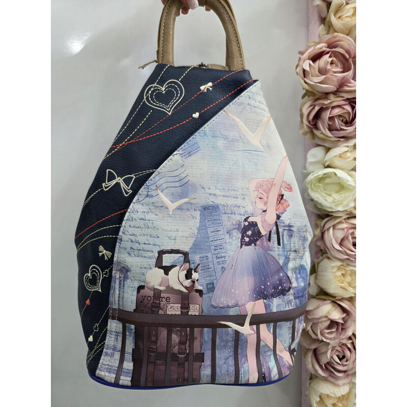 Katrins Fashion Farebný elegantný ruksak Sweetlandy 67454942