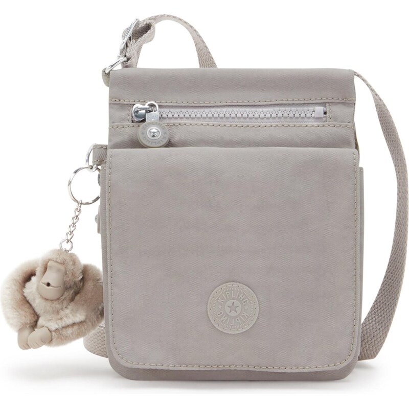 KIPLING Taška cez rameno New Eldorado sivobéžová 67456249