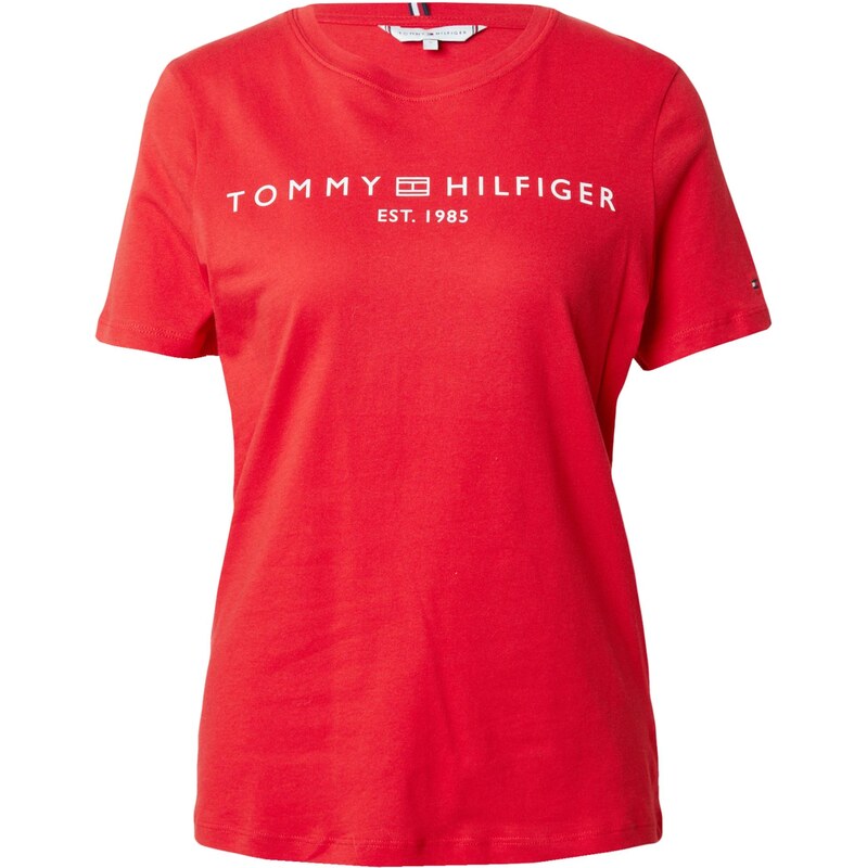 TOMMY HILFIGER Tričko červená / biela 67456711
