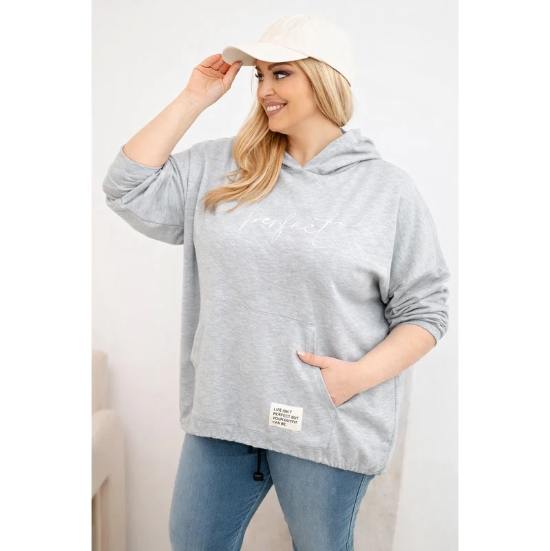 Kesi Włoski dámska plus size mikina s potlačou 67456077