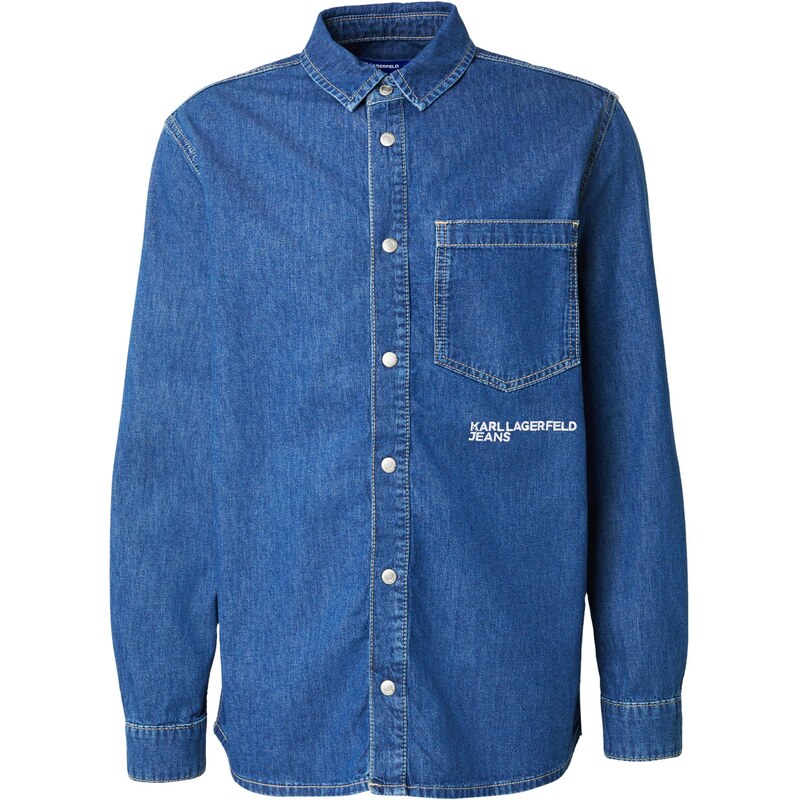 Karl Lagerfeld Košeľa modrá denim / biela 64281697