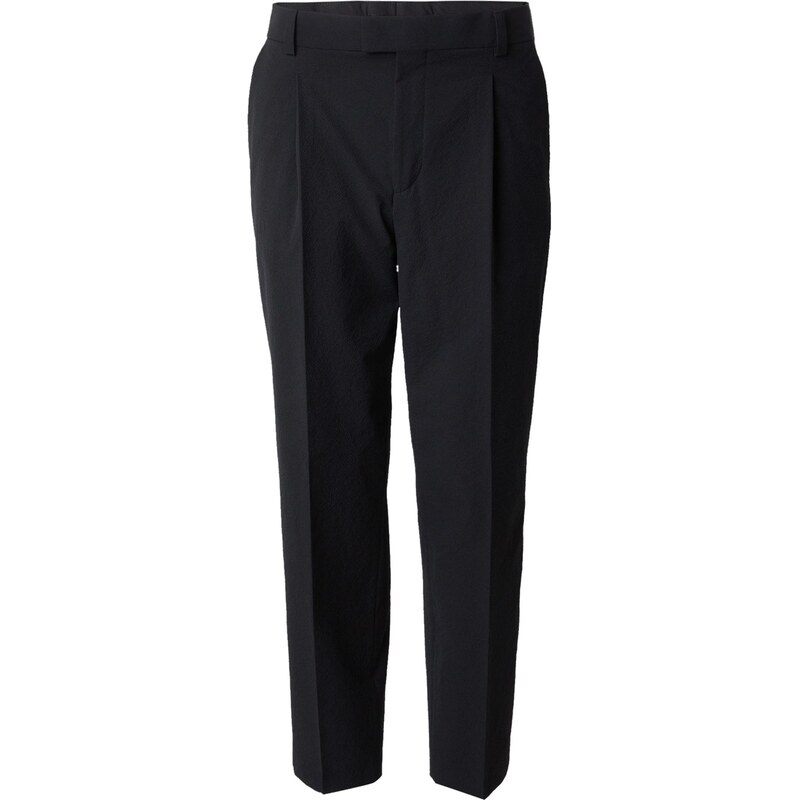 HUGO Nohavice s pukmi Theodor čierna 67456852