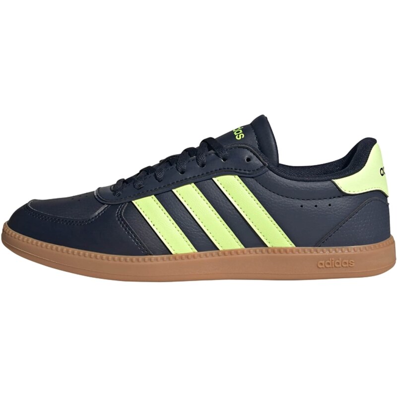 ADIDAS SPORTSWEAR Nízke tenisky Breaknet Sleek tmavomodrá / limetková 67456870