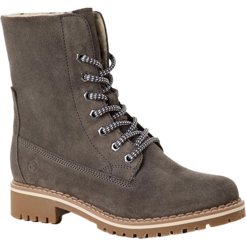 Tamaris Šnurovacie členkové čižmy antracitová 67456962