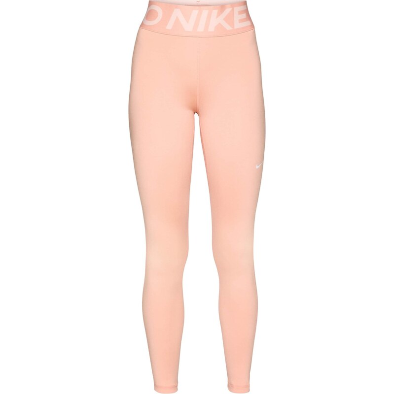 NIKE Športové nohavice marhuľová / biela 67457010