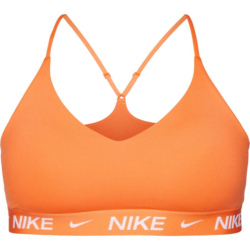 NIKE Športová podprsenka INDY oranžová / biela 67457011