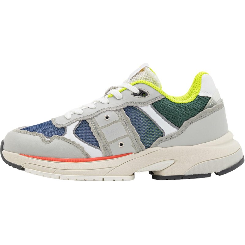 Blauer.USA Nízke tenisky námornícka modrá / sivá / tmavozelená / biela 67457099