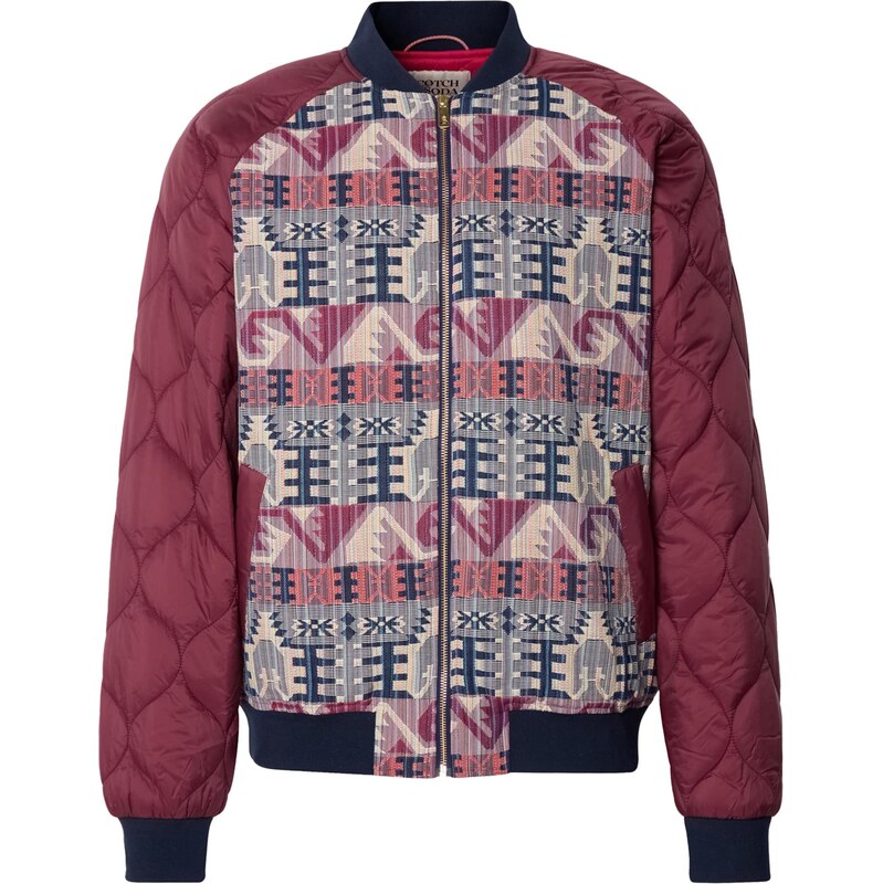 SCOTCH & SODA Prechodná bunda béžová / námornícka modrá / vínovo 67457129