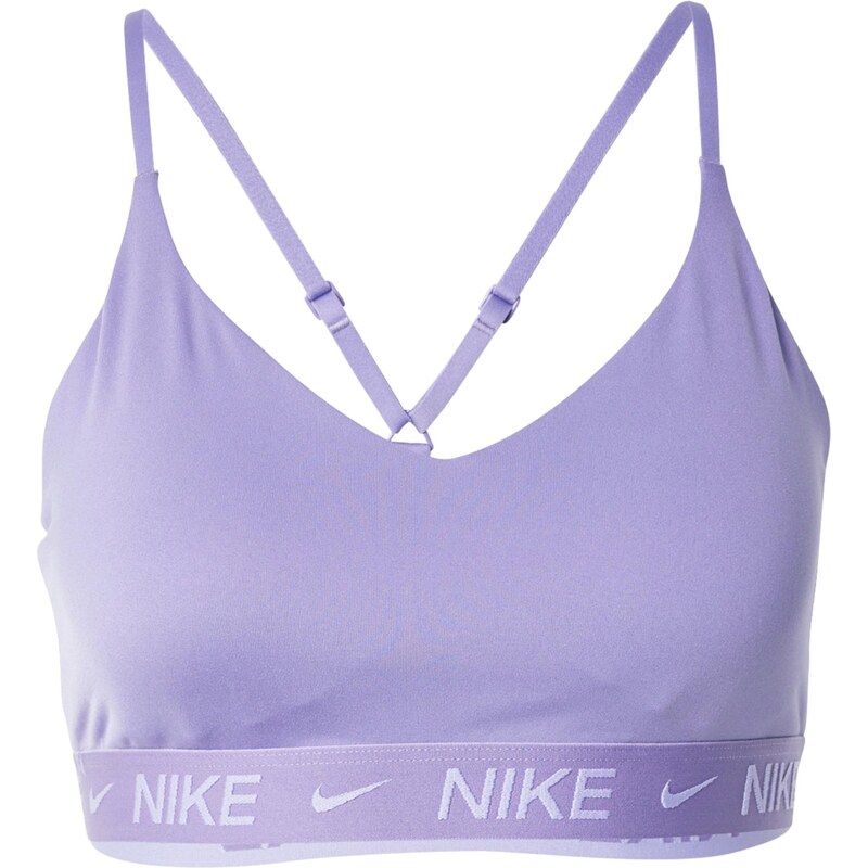 NIKE Športová podprsenka Indy levanduľová 67457165