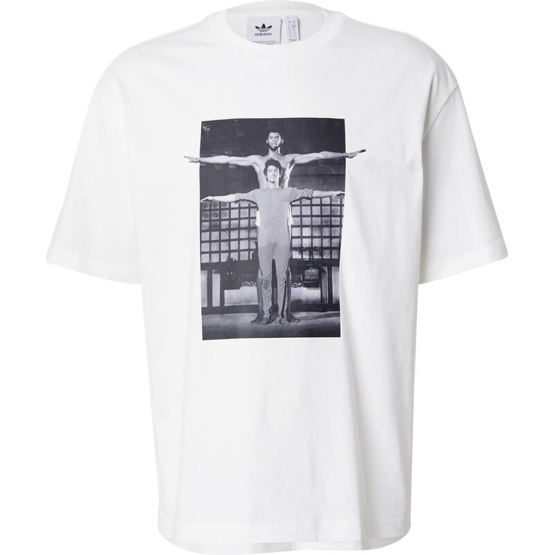 ADIDAS PERFORMANCE Tričko čadičová / tmavosivá / biela 67457173