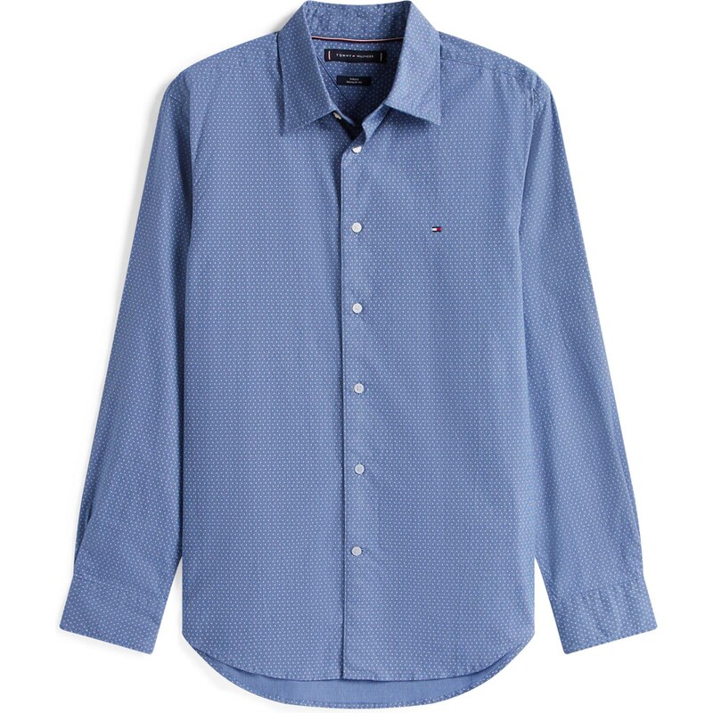 TOMMY HILFIGER Košeľa kráľovská modrá / biela 67457208