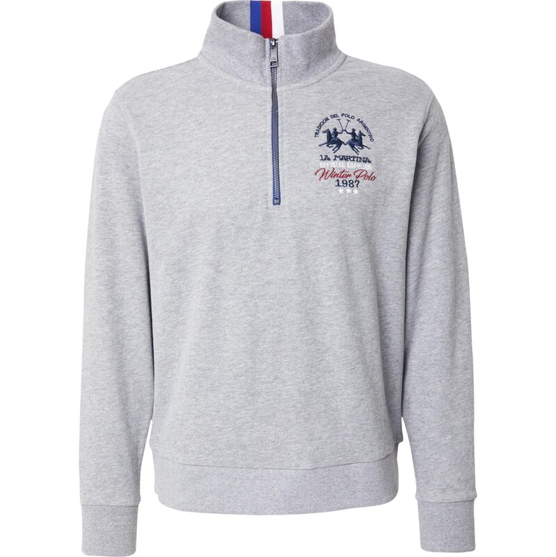 La Martina Mikina námornícka modrá / svetlosivá / červená 67457232