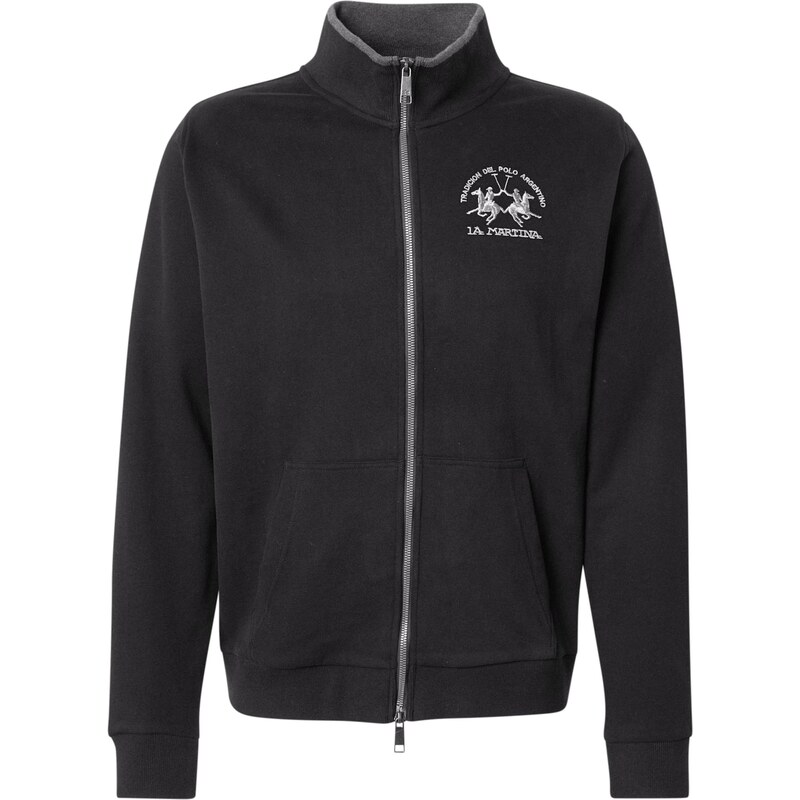 La Martina Tepláková bunda zelená / čierna / biela 67457242