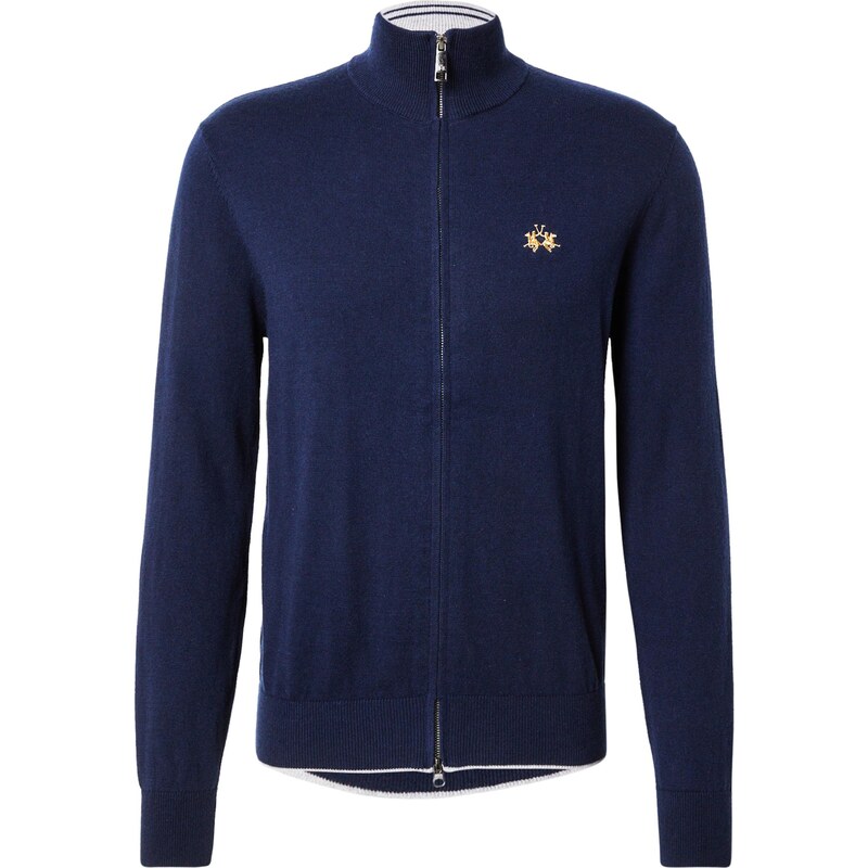 La Martina Kardigán námornícka modrá / vodová / medová 67457243