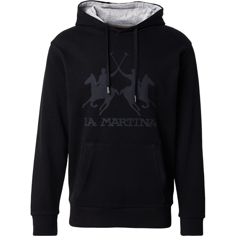 La Martina Mikina tmavosivá / čierna 67457239