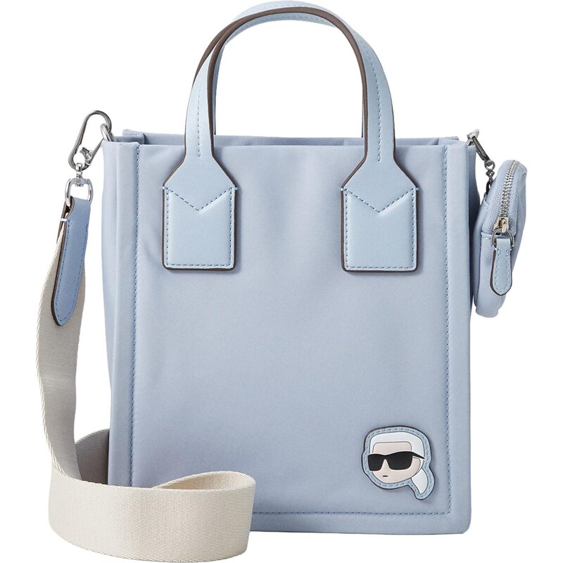 Karl Lagerfeld Kabelka IKON krémová / svetlomodrá / čierna / šedobiela 67457246