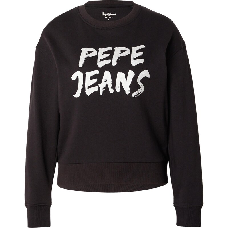 Pepe Jeans Mikina čierna / strieborná 67457250