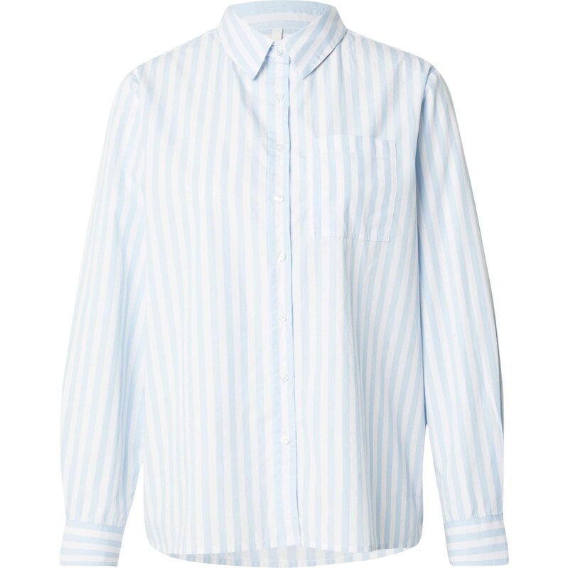 Pepe Jeans Blúzka svetlomodrá / biela 67457251