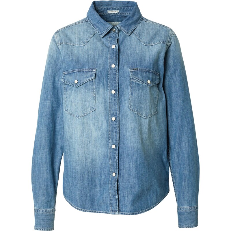 Pepe Jeans Blúzka modrá denim 67457266
