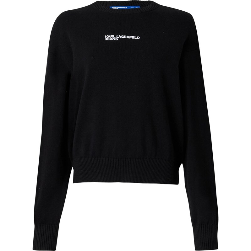 KARL LAGERFELD JEANS Sveter čierna / biela 67457273